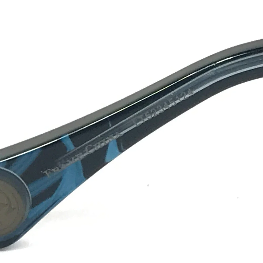 Robert Graham Sunglasses HERMAN BLK Black Blue Frames with Blue Mirrored Lenses